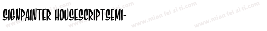 signPainter HouseScriptSemi字体转换